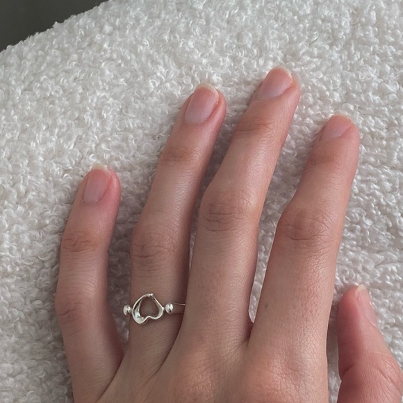 Tiffany & Co. Open Heart Ring Size 4.5 - Picture 3 of 8